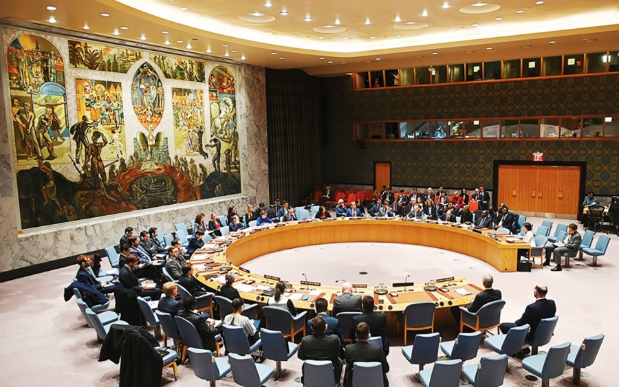 مجلس الأمن يدين الهجمات الإرهابية الحوثية على ميناء الضبة النفطي بطائرات مسيرة