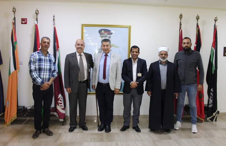 الترك يلتقي المصاب العسكري ونائب رئيس بلدية كفرنجة الجديدة طلال الشويات