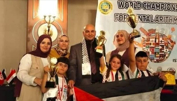 العبابنة والقضاة والقصاص يحصدون المراكز الثلاثة الاولى في الحساب الذهني في تركيا