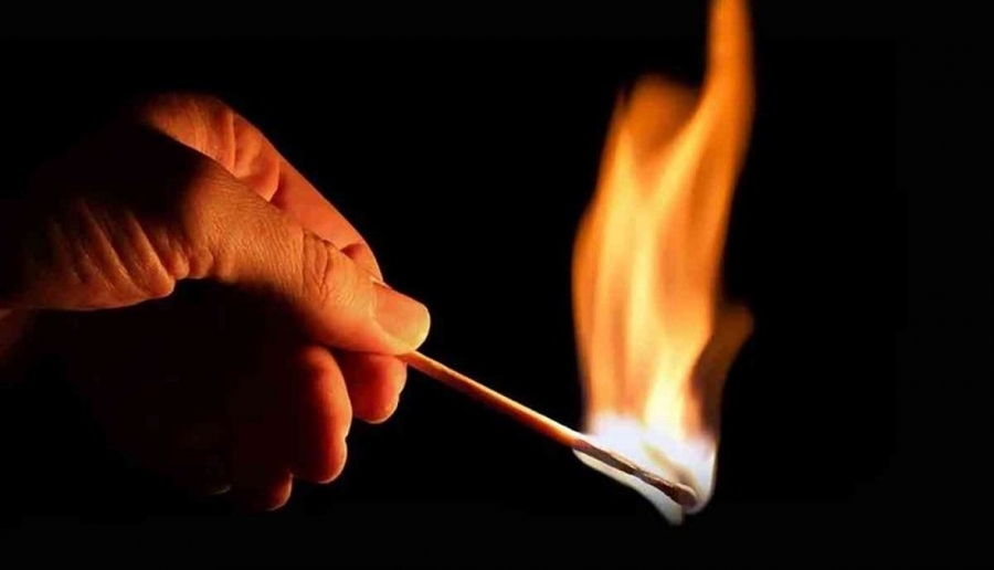 قتل زوجته حرقاً بعد 8 أشهر من زواجهما