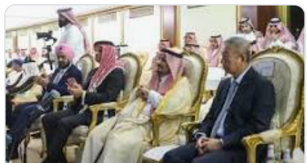 الأمير فيصل بن الحسين يحضر حفل افتتاح دورة الألعاب السعودية