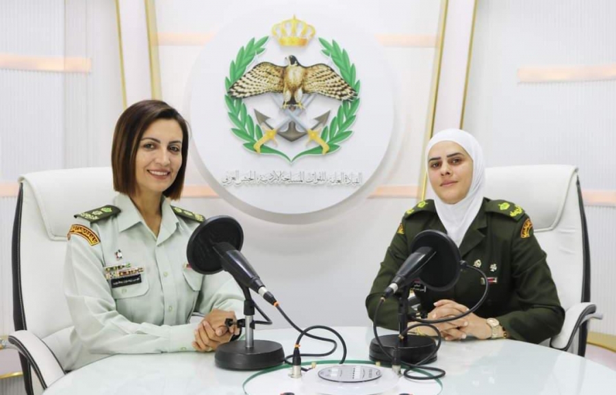 إذاعة الجيش العربي تستضيف الرائد الدكتورة هديل عثمان القريني