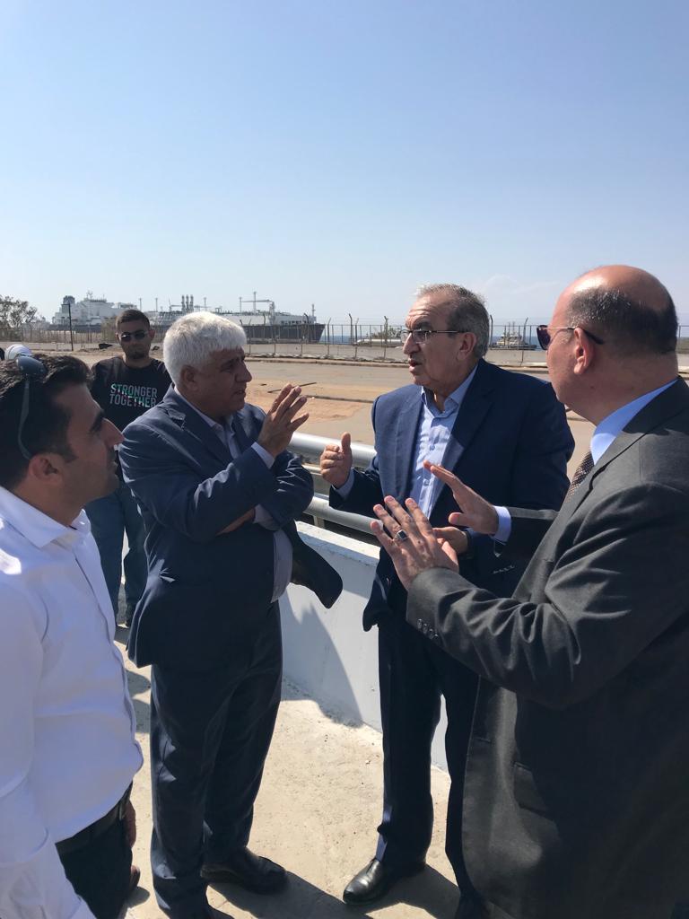 أبو السمن يزور الجسر الخرساني الجديد في ميناء النفط