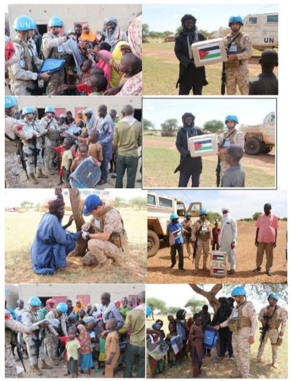 قوة الانتشار السريع في مالي تنفذ عمليات أمنية واستطلاع ومساعدات انسانية وطبية