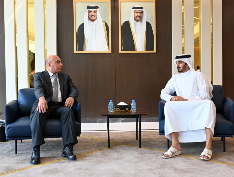آل ثاني يستقبل مساعد مدير الأمن العام لشرطة القضائية العميد محمد طبيشات في قطر