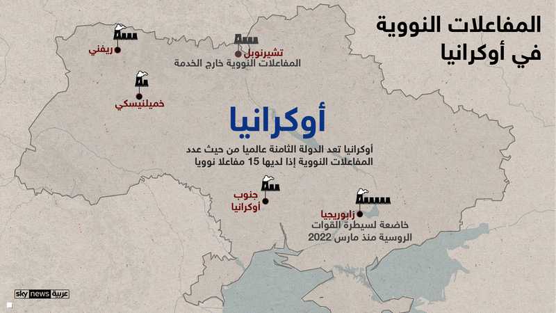 أوكرانيا.. توقف محطة زابوريجيا النووية عن العمل