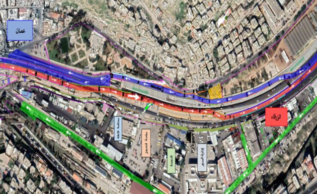 “الأشغال”: البدء بأعمال تنفيذ جسر المحطة ضمن أعمال مشروع الباص سريع التردد