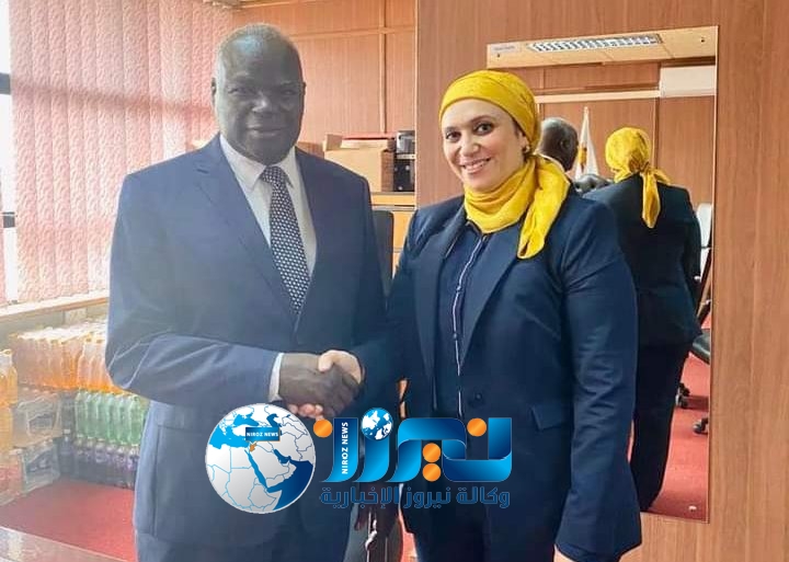 سفيرة جمهورية مصر العربية في هراري تلتقي مع وزير الاشغال العامة والحكم المحلي الزيمبابوي