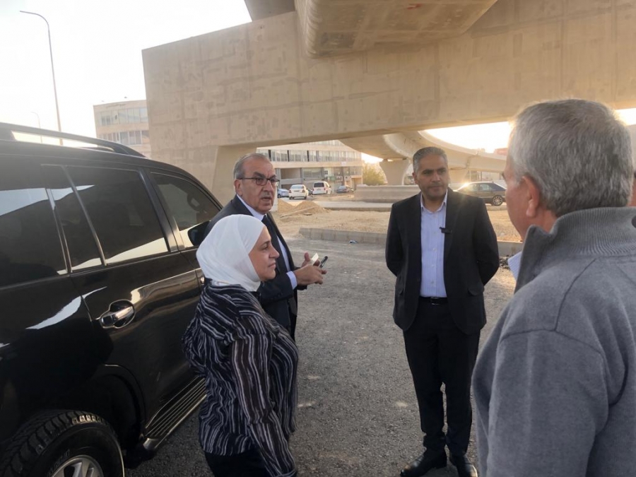 أبو السمن يتفقد مشروع تقاطع الأرسال.. ويؤكد ضرورة استكمال الاعمال قبل نهاية العام الجاري...صور 
