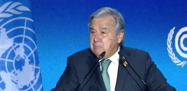 غوتيريس في قمة المناخ محذرا: نخوض معركة حياة ونخسر فيها