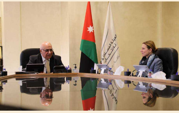 لمعايطة يلتقي نائب رئيس المعهد الديمقراطي