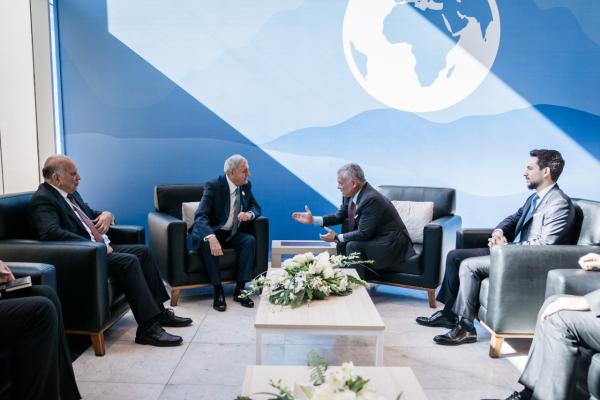 الملك يلتقي رشيد وميقاتي وبلينكوفيتش