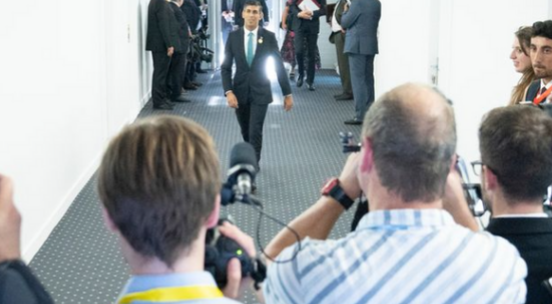 ريشي سوناك يتحدث عن أهمية وجوده في كوب 27