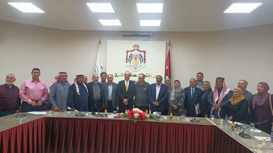 مدير عام المؤسسة التعاونية يلتقي برؤساء الجمعيات التعاونية في المفرق