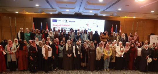 حفل تخريج المشاراكات في برنامج مراكز المراة الرقمية