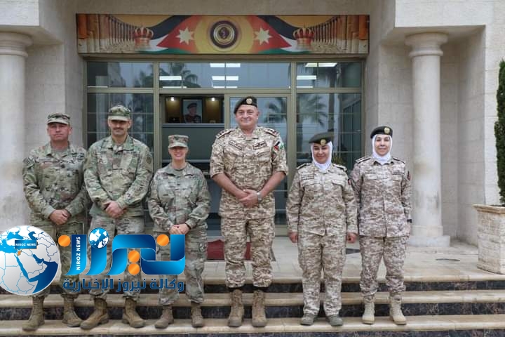 وفد عسكري امريكي يزور مديرية الخدمات الطبية الملكية_صور