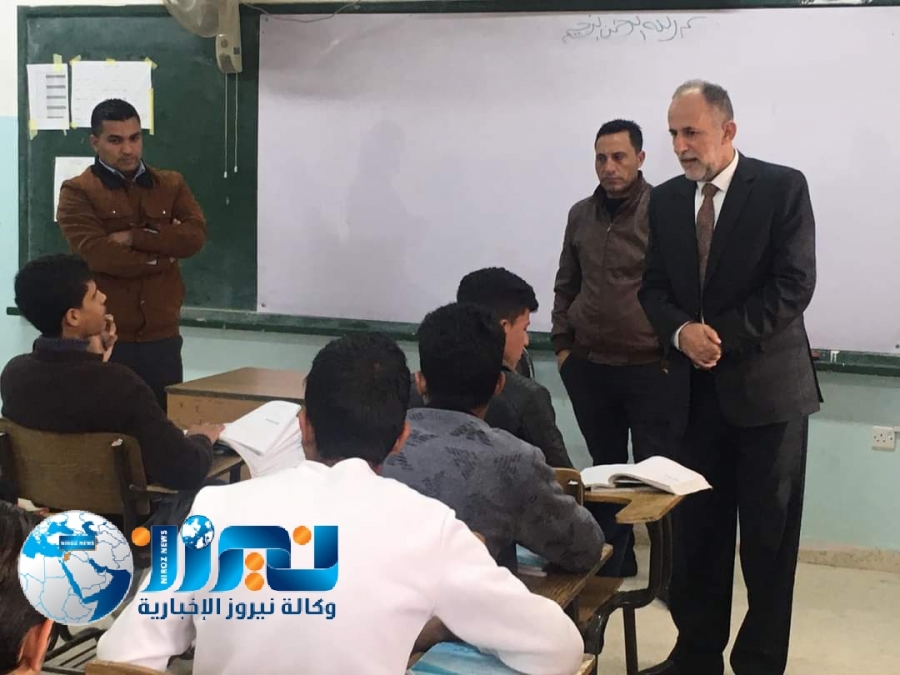 المومني يتابع التعليم المهني في ثانوية لب للبنين .و العملية التعليمية في مليح الأساسية للبنات...صور