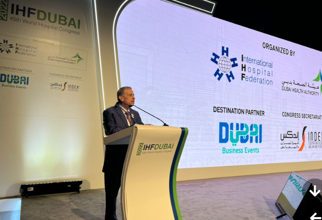 المستشفيات الخاصة تشارك بمؤتمر الاتحاد الدولي في دبي