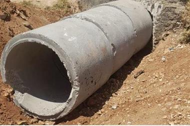 بلدية المفرق: تركيب عبارات انبوبية في منطقة أم النعام الغربية