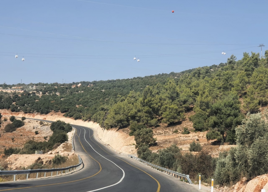 انتهاء توسعة طرق تلفريك عجلون مطلع الشهر المقبل