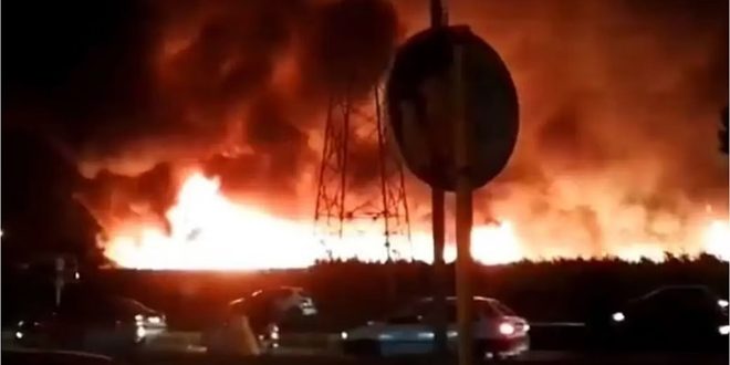 إصابة 15 شخصاً من جراء حريق في إيران