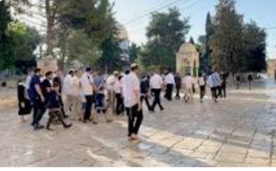 مستوطنون متطرفون يقتحمون المسجد الاقصى