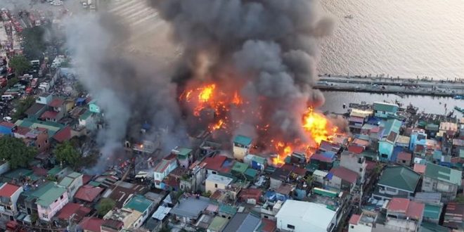 5 قتلى في حريق بالعاصمة الفلبينية