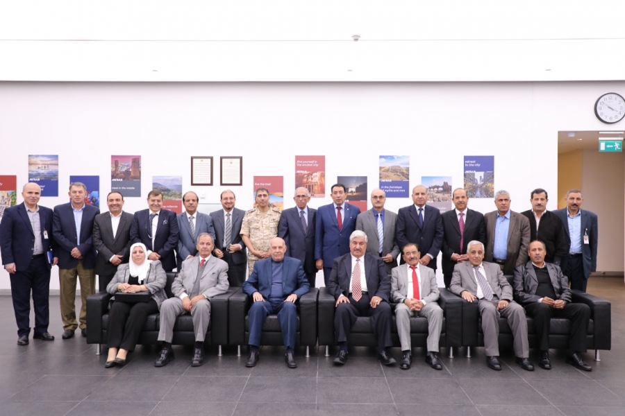 وفد اللجنة الوطنية للمتقاعدين العسكريين السابقين  يزور المركز الوطني للأمن وإدارة الأزمات