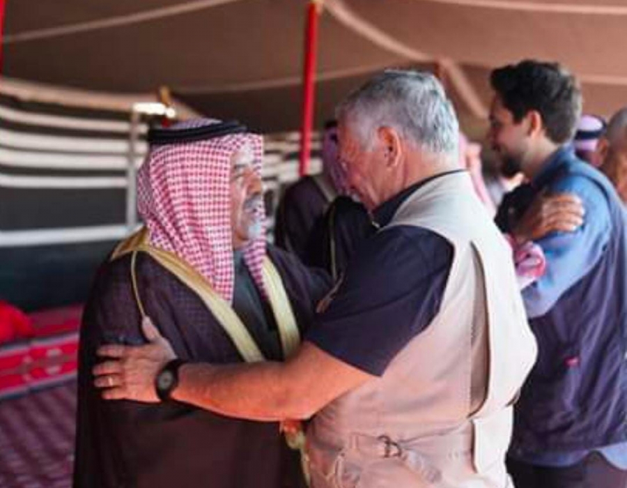 الشيخ محمد سالم البنيان يستذكر ذكرى مولد المغفور له   الملك الحسين