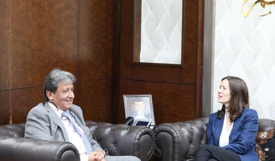 عزايزة يلتقي سفيرة المملكة المتحدة لدى الأردن