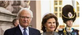 ملك وملكة السويد يحضران مأدبة غداء أقامها رئيسا مجلسي الأعيان والنواب