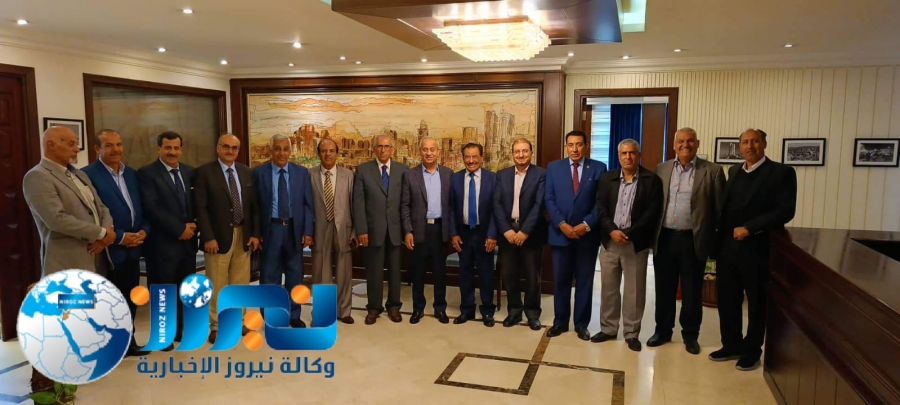 رئيس وأعضاء اللجنة الوطنية للعسكريين السابقين يقدمون التهنئة والتبريك للجغبير...صور 