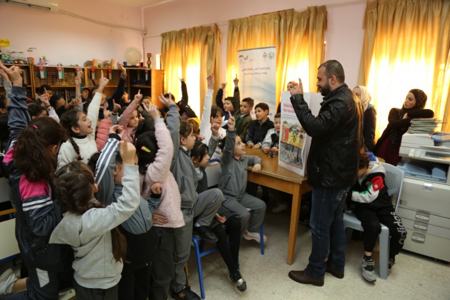 المياه تواصل حملتها المرافق الصحية والمياه للجميع في مدارس المملكة ...صور