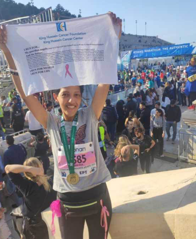 جوليا حداد.. من مريضة سرطان إلى عداءة ماراثون