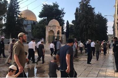 عشرات المستوطنين يقتحمون الأقصى