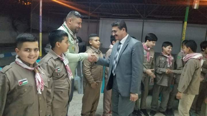 اختتام فعاليات المخيم الكشفي لطلاب مديرية تربية المزار الشمالي