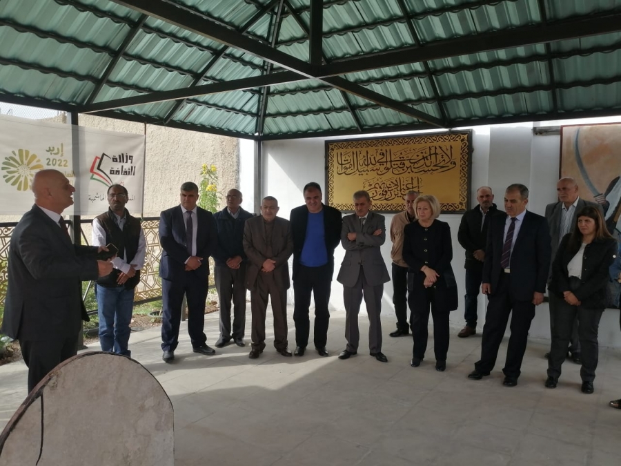 وزيرة الثقافة تزور ضريح الشهيد الشيخ كايد المفلح عبيدات .. صور