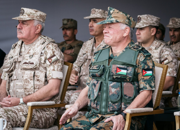 الملك يتابع تمرينا تعبويا مشتركا الحصن المنيع