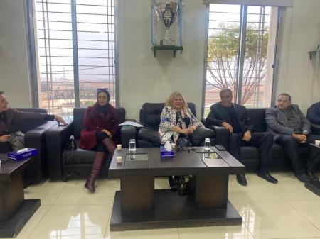 نادي المرأة الرياضي يهنئ الحديد برئاسة الفيصلي