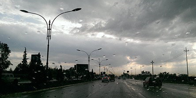 طقس غير مستقر اليوم ومنخفض جوي قبرصي يؤثر على المملكة