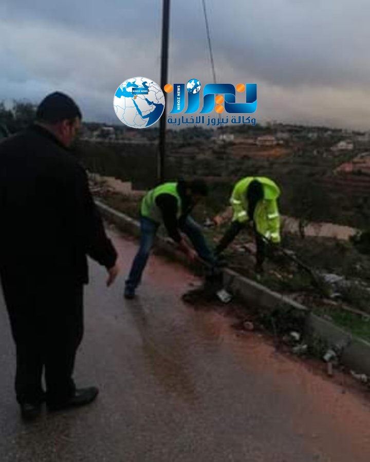 امطار الخير تعم مناطق عجلون الكبرى وارتفاع لمنسوب المياه في بعض الشوارع