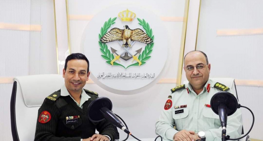 إذاعة الجيش العربي تستضيف العقيد الركن محمد غازي النعامنة