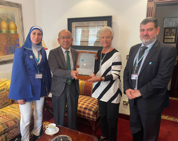 الأميرة منى تؤكد أهمية تعزيز التعاون بين المجلس التمريضي والأونروا