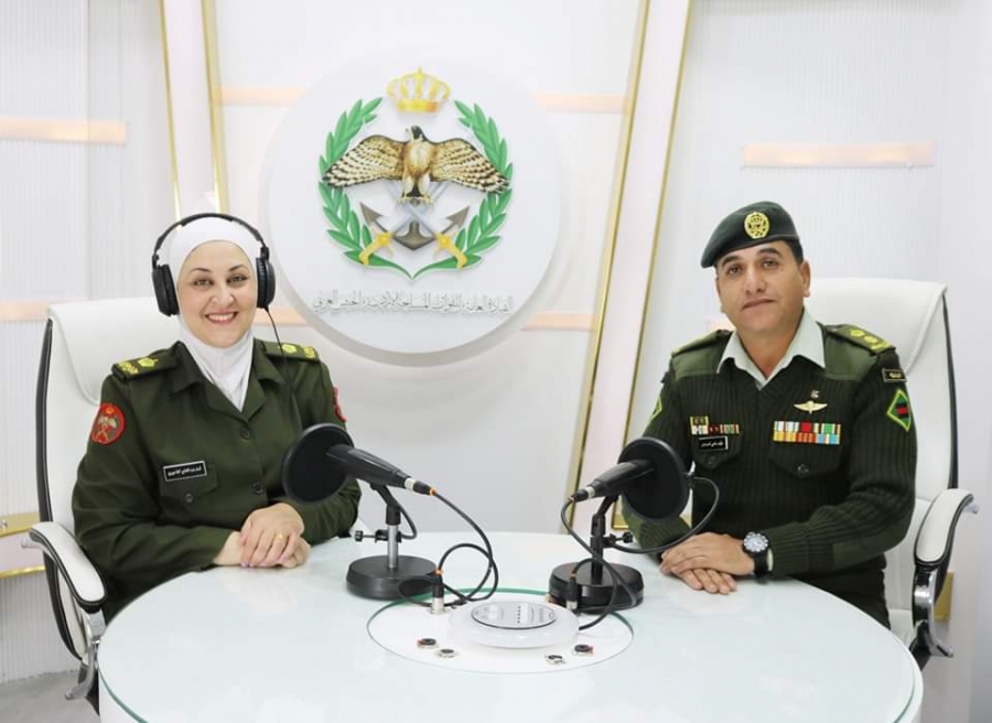 إذاعة الجيش العربي تستضيف المقدم الركن مؤيد راضي السرحان
