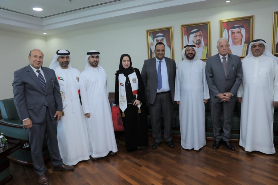 غرفة رأس الخيمة تستقبل محافظ جنوب سيناء ويبحثان آفاق التعاون والاستثمار وتبادل الوفود السياحية