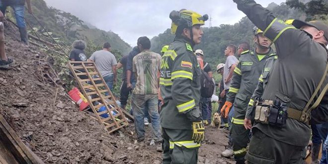 مصرع 27 شخصاً جراء انزلاق للتربة في كولومبيا