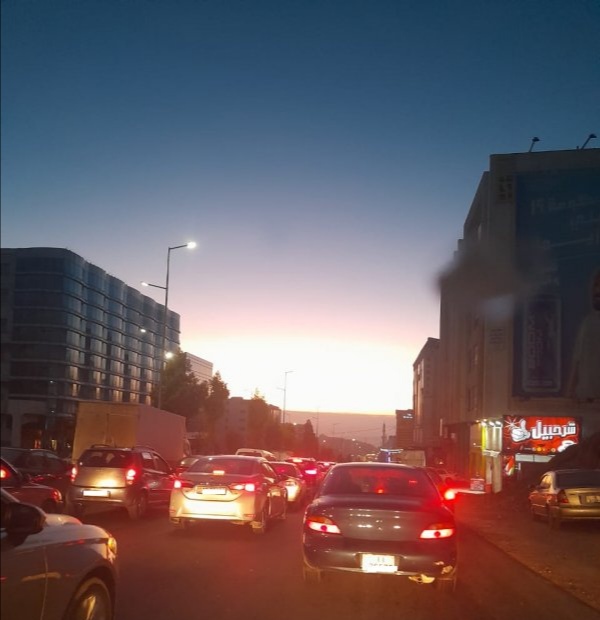 أزمة سير خانقة عند نفق الصحافة باتجاه دوار المدينة