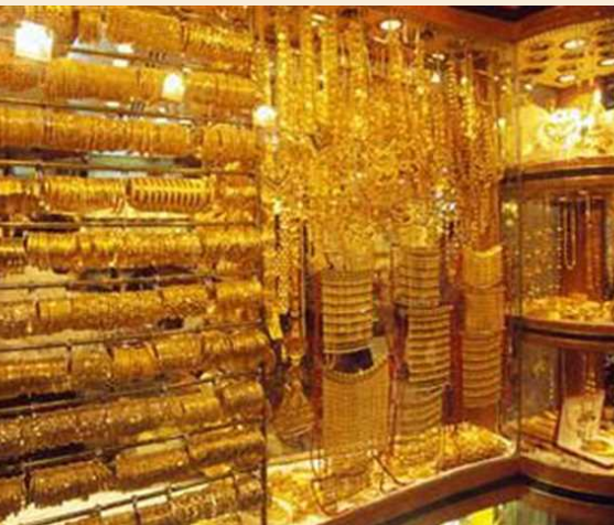 36 دينارا غرام الذهب عيار 21 بالسوق المحلية