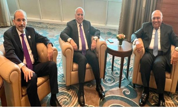 لقاء أردني عراقي مصري في إطار اجتماع وزاري لآلية التعاون بينهم