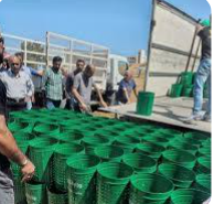 بيئة وادي الأردن توزع حاويات نفايات على المواقع السياحية